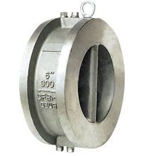 Double-disc wafer type swing check valve